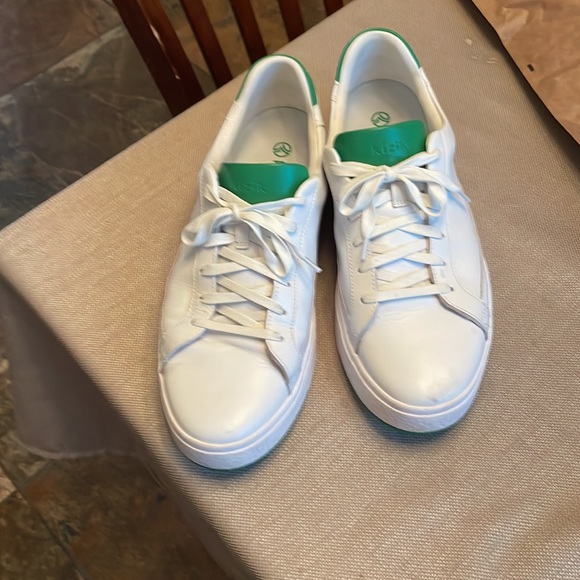 KIZIK - size 12 white green / Stan Smith style - Picture 3 of 4